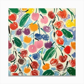 Cherry Painting Matisse Style 7 Canvas Print