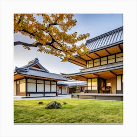 Japanese House Photo (3) Canvas Print