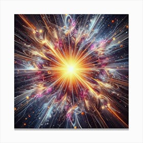 Mystical Burst Of Light Canvas Print