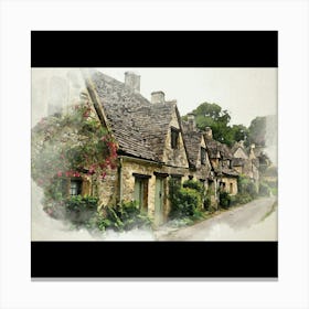 Cotswold Village 1 Canvas Print