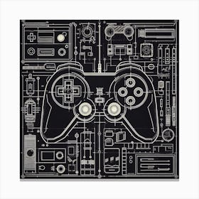 Video Game Controller 6 Canvas Print
