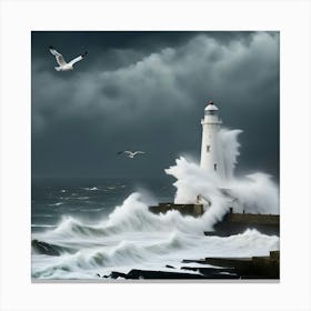 Stormy Seas Canvas Print