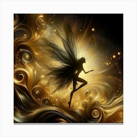 Golden Fairy 4 Canvas Print