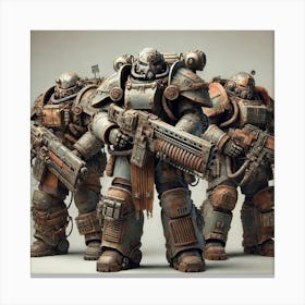 Converted Mech Squad Canvas Print