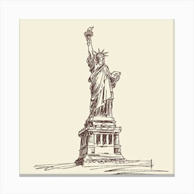 Statue Of Liberty 14 Canvas Print