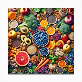 Healthy Eating Concept Canvas Print