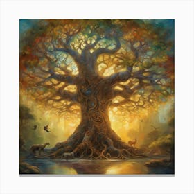 Tree Of Life 49 Canvas Print