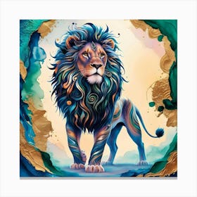 Lion of the African Canvas Print