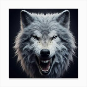 Wolf Head 2 Canvas Print