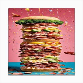 Mcdonald'S Burger Canvas Print