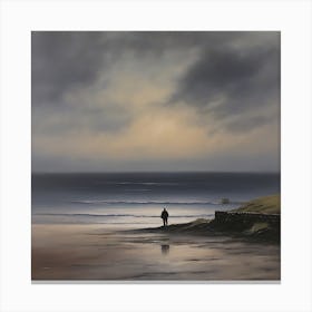 Solo shoreline Canvas Print