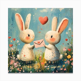 Bunny Love 8 Canvas Print