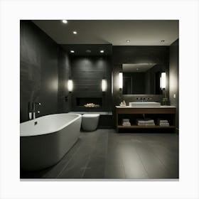 Modern Bathroom 3 Canvas Print