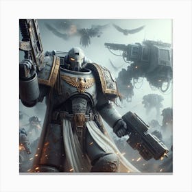 Space Marines 1 Canvas Print