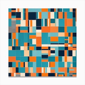 Abstract Squares 2 Canvas Print