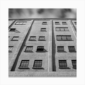 what is now bw square Canvas Print