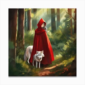 Red Riding Hood Canvas Print