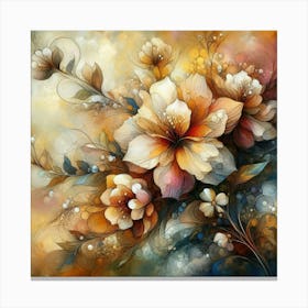 Flowers Painting Canvas Print