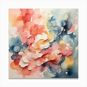 Abstract Watercolor Painting 55 Art Print 1 Canvas Print