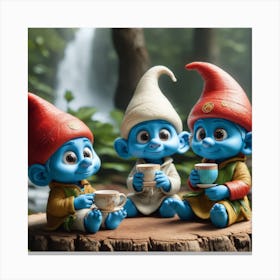 Smurfs 1 Canvas Print