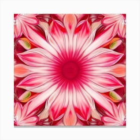 Abstract Floral Pattern Canvas Print