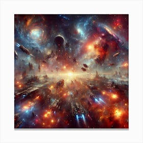 Space City 12 Canvas Print