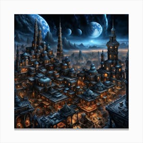 Fantasy City 19 Canvas Print