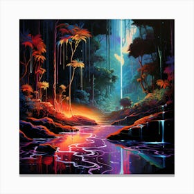 Jungle River Canvas Print