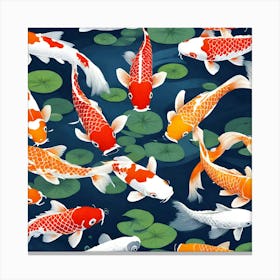 Koi Fish Canvas Print