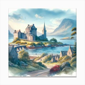 Scotland Castle Canvas Print