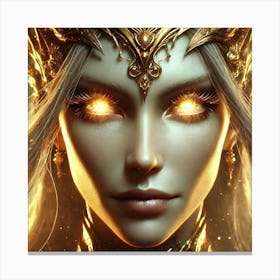 Queen Sorath Closeup Portrait Canvas Print