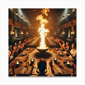 Sovereign Flame Interactive Fire Rituals New Canvas Print