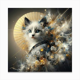 Shinobi Cat Canvas Print