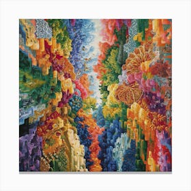 Rainbow Of Colors Canvas Print