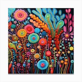 Colorful Flowers 15 Canvas Print