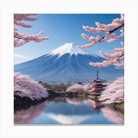 Cherry Blossoms In Japan 4 Canvas Print