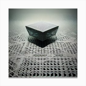 Square In Space Canvas Print