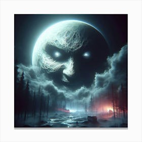 Dark Moon Canvas Print