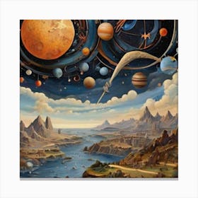 Spacescape Canvas Print