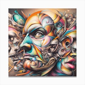 Psychedelic Art 3 Canvas Print