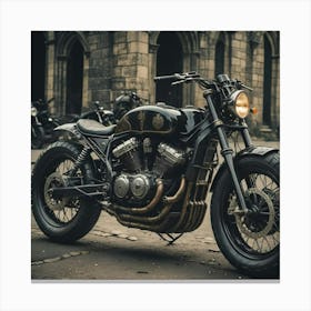 Harley Davidson Cafe Racer Canvas Print