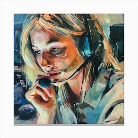 'Phone Call' Canvas Print