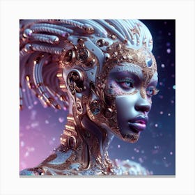 Futuristic Woman 14 Canvas Print