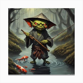 Goblin yokai Canvas Print