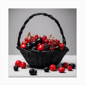 Red fruits are tastier Canvas Print