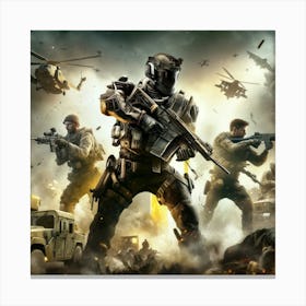 Call Of Duty 5 Canvas Print