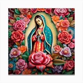 Virgin Of Guadalupe 6 Canvas Print