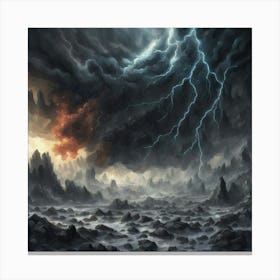 Lightning Storm Canvas Print