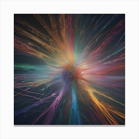 Fractal Burst Canvas Print