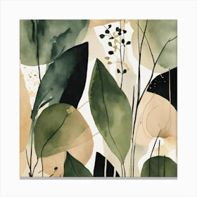 Green Leaves Canvas Print